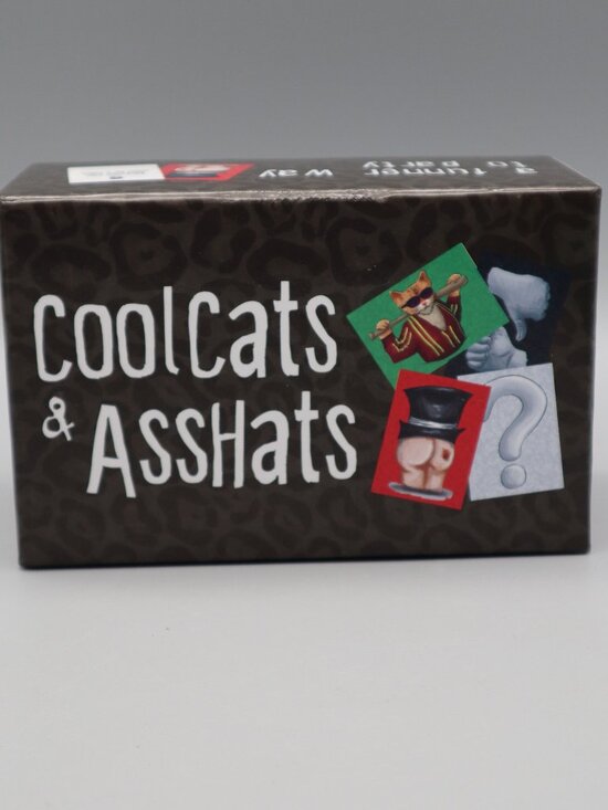 Infinite Games Other - CoolCats & AssHats Adult Party Card Game Open Box A 21+ 4-20 Players Kickstarter
